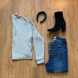 Madewell Mock Neck Sweatshirt